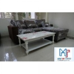 Bàn sofa cao cấp mặt bàn gỗ giả đá granite